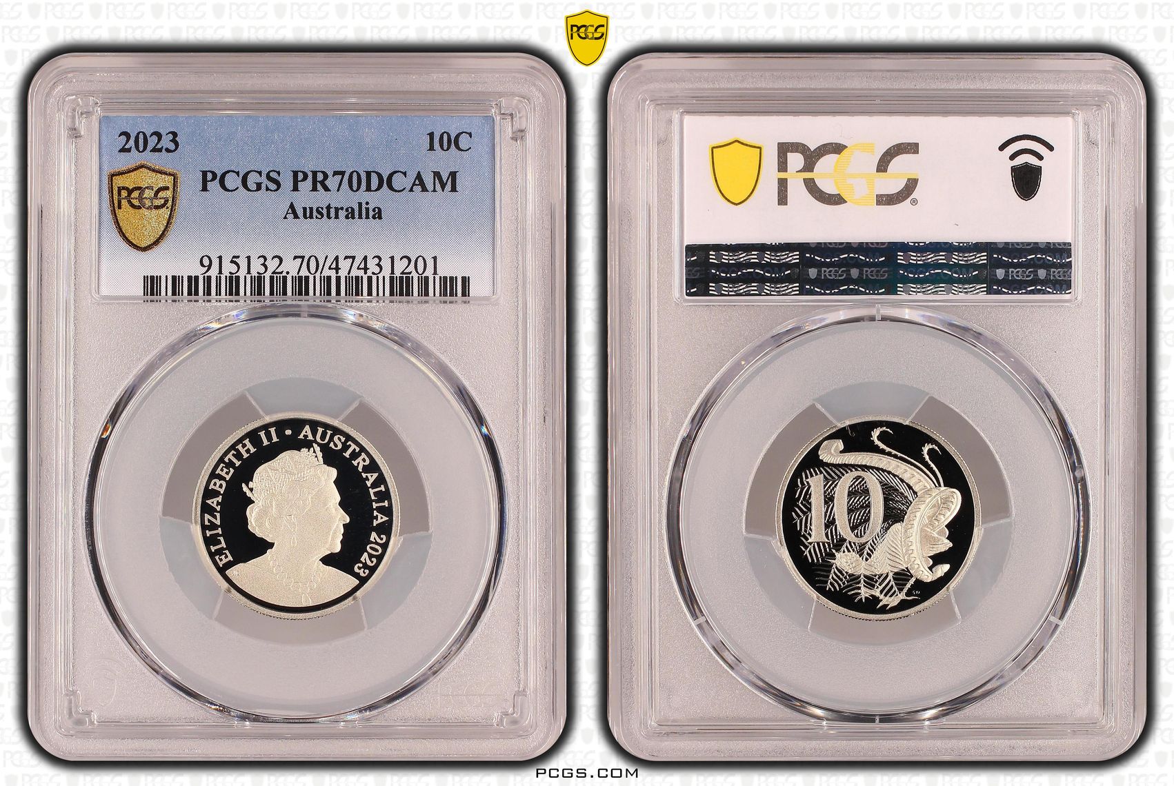 Ten Cent, 2023, Pcgs Pr70dcam