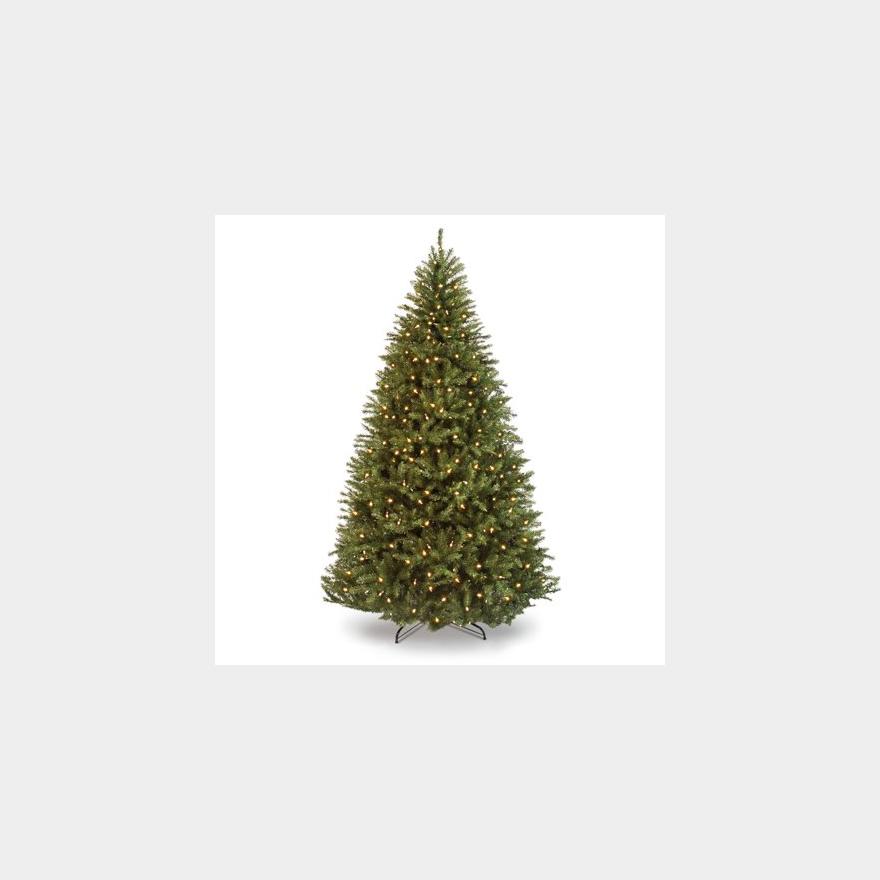 Lqp5459 6ft Pre Lit Hinged Douglas Full Fir Artificial Christmas Tree
