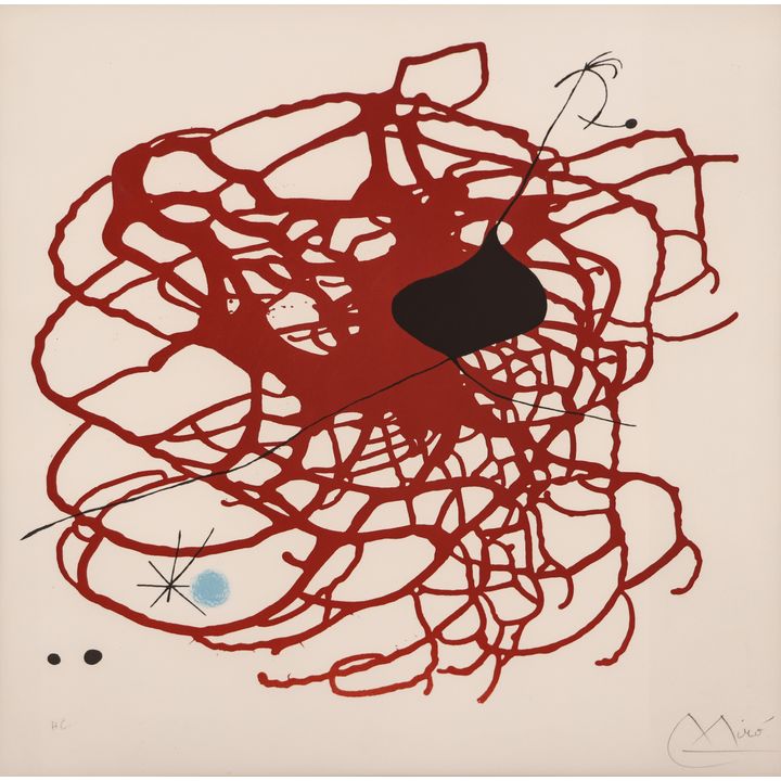 Miro ''Latido'' (Beats) 1968 Color Lithograph