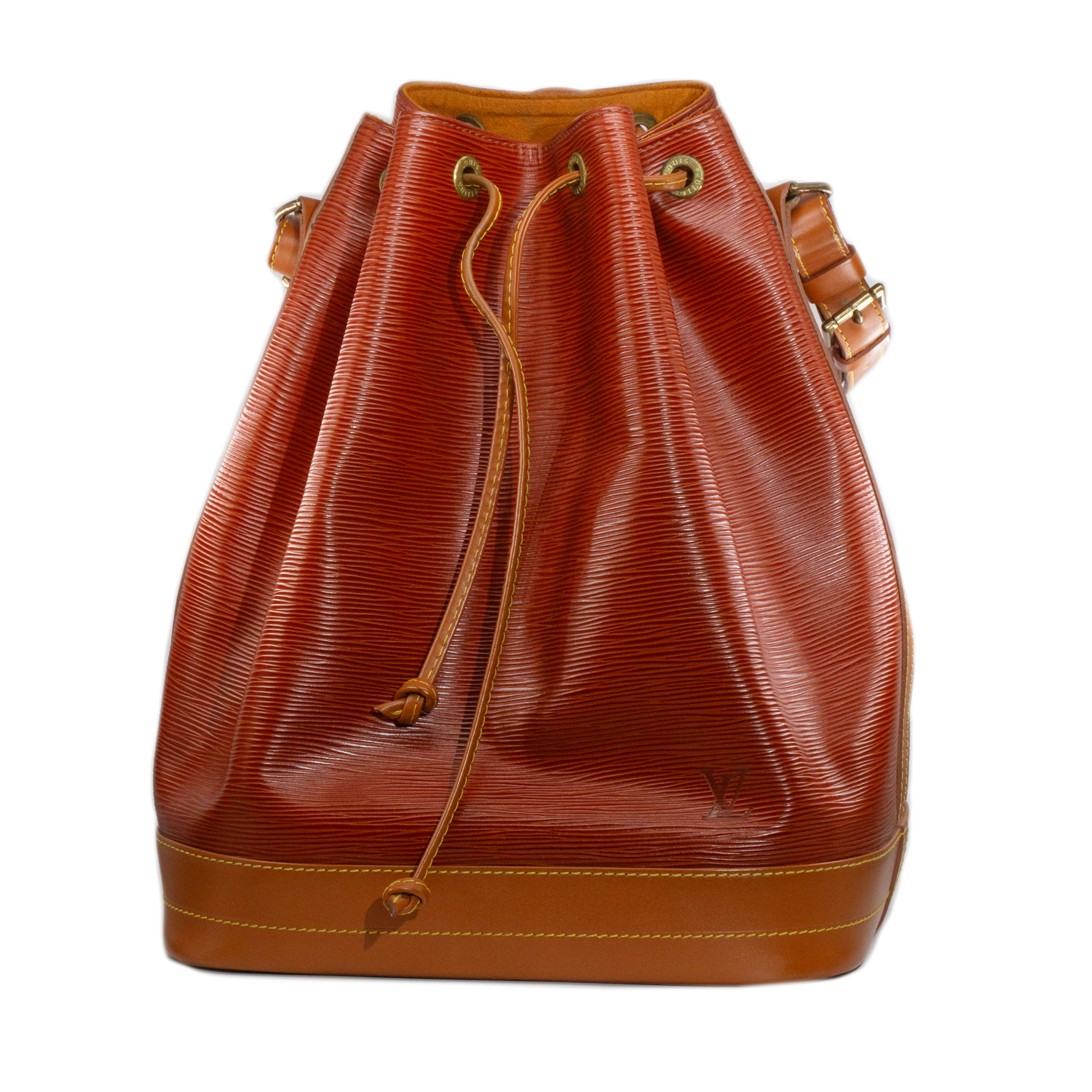 89 · Louis Vuitton 'Epi Noé' Bucket Bag - Kenyan Brown