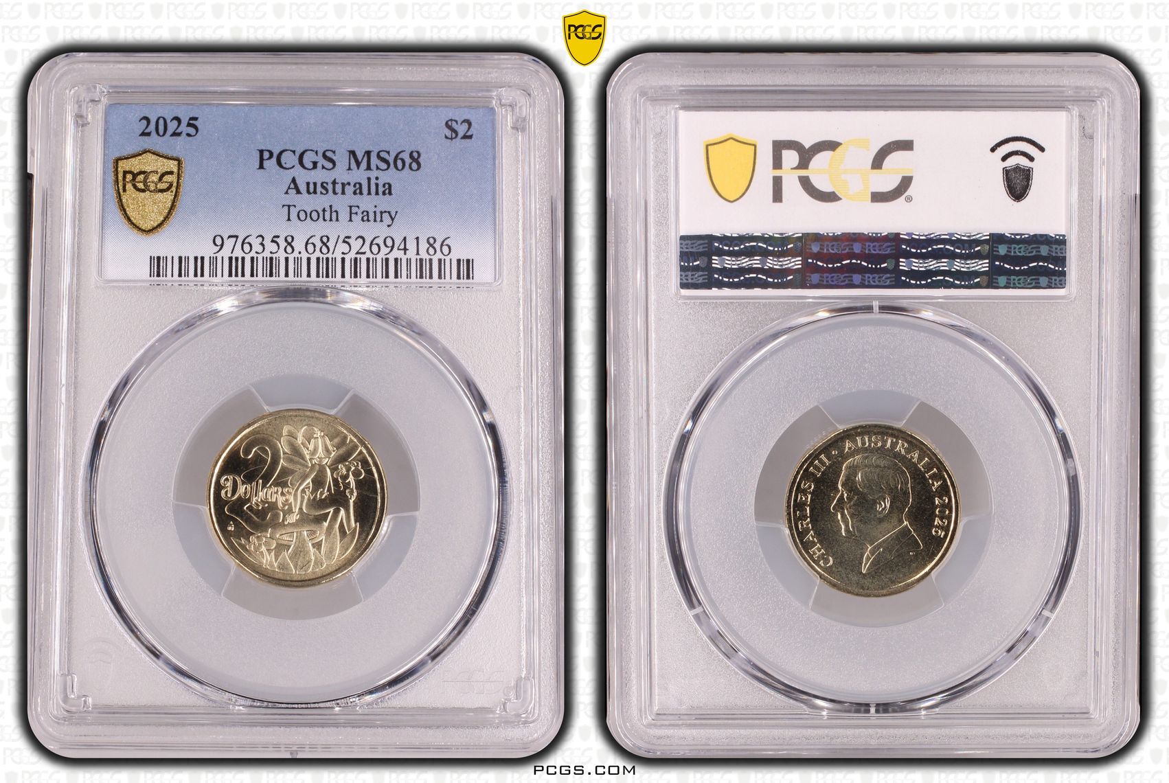 Tooth Fairy, Two Dollar, 2025, PCGS MS68