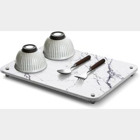 MSJGA STONE DISH DRYING MATS FOR KITCHEN COUNTER,QUICK DRYING DIATOMACEOUS EARTH SINK TRAY MAT FOR DISH & CUPS,WHITE MARBLE STONE