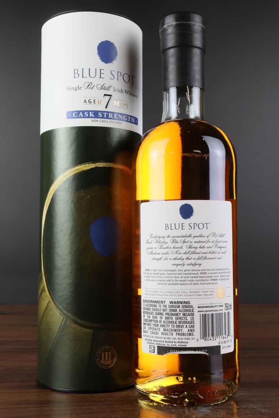 Spot Blue Cask Strength Single Pot Still Irish Whiskey - 750ml