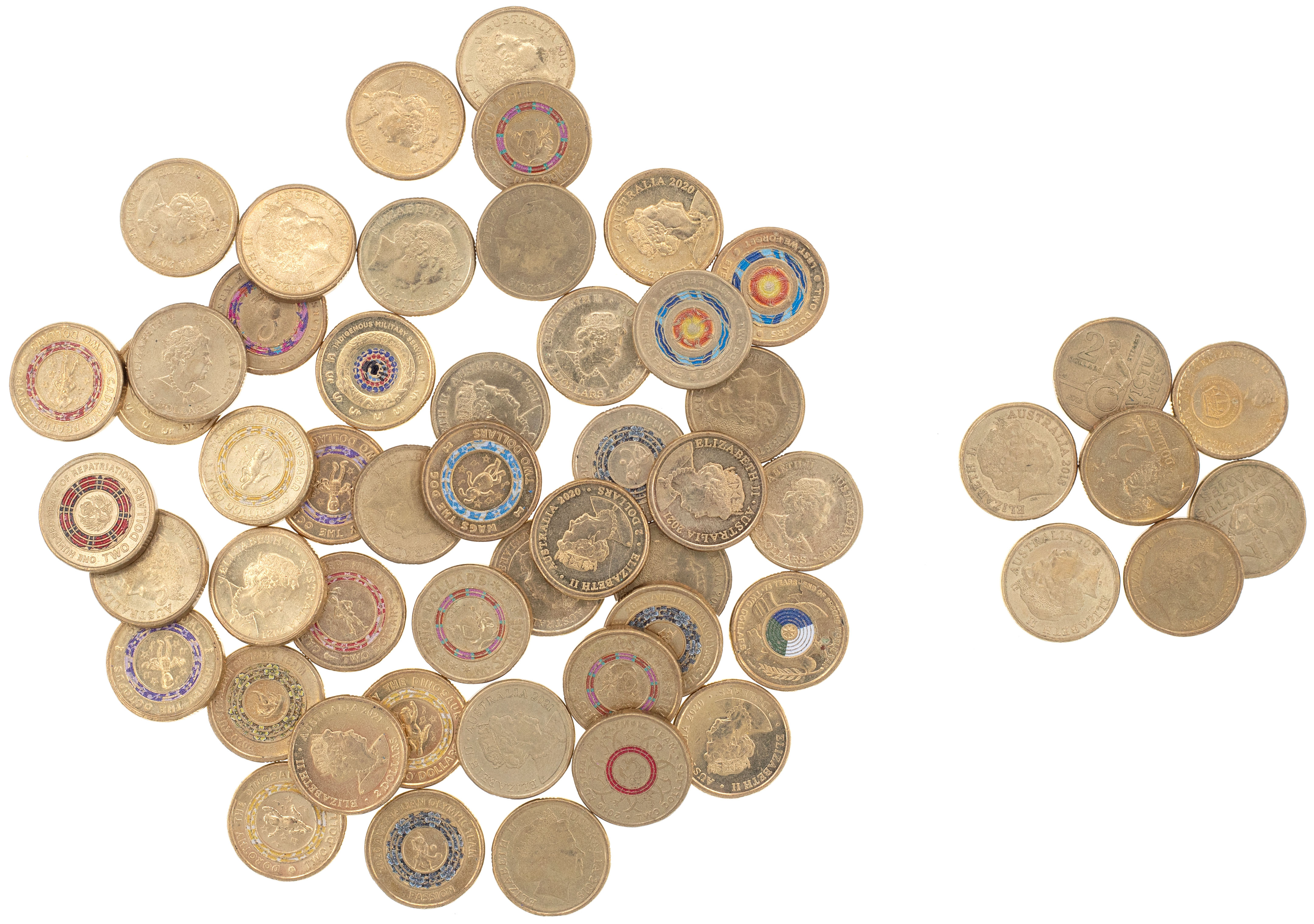 Elizabeth II, Two Dollars, 2016 - 2021, EF - CHU