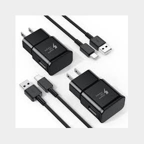 Fast Charging Wall Charger USB to Type C Cable - Black - -Bar 9902060854696- 51745/18783 SN B2 (S1)
