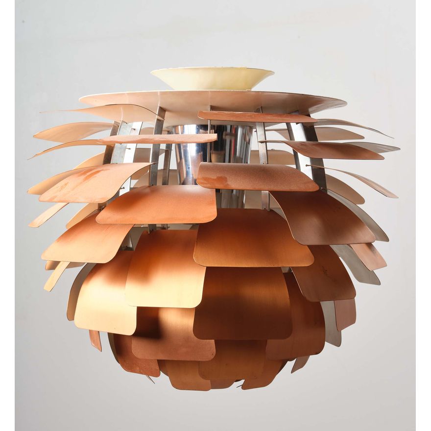 Vintage Danish 1960s Artichoke pendant lamp