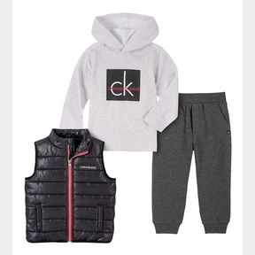 CALVIN KLEIN BOYS' 3 PIECES VEST PANTS SET SZ 6