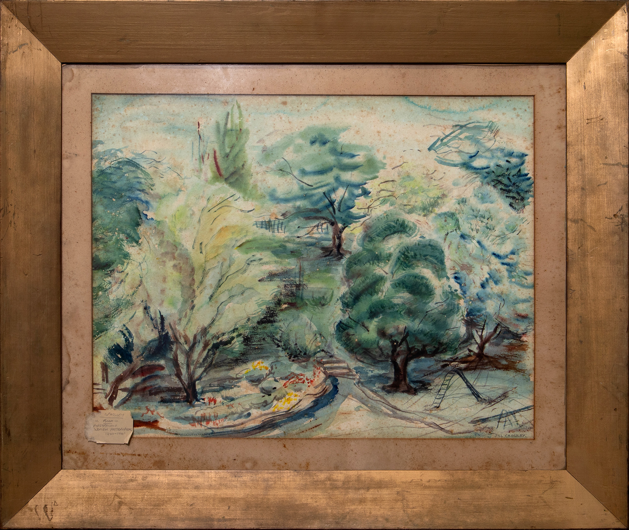 472 · Jill Crossley, Untitled (Park Scene)