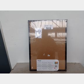 NOBO CORK BOARD WITH BLACK PLASTIC FRAME 585 X 430MM - 585 X 430MM
