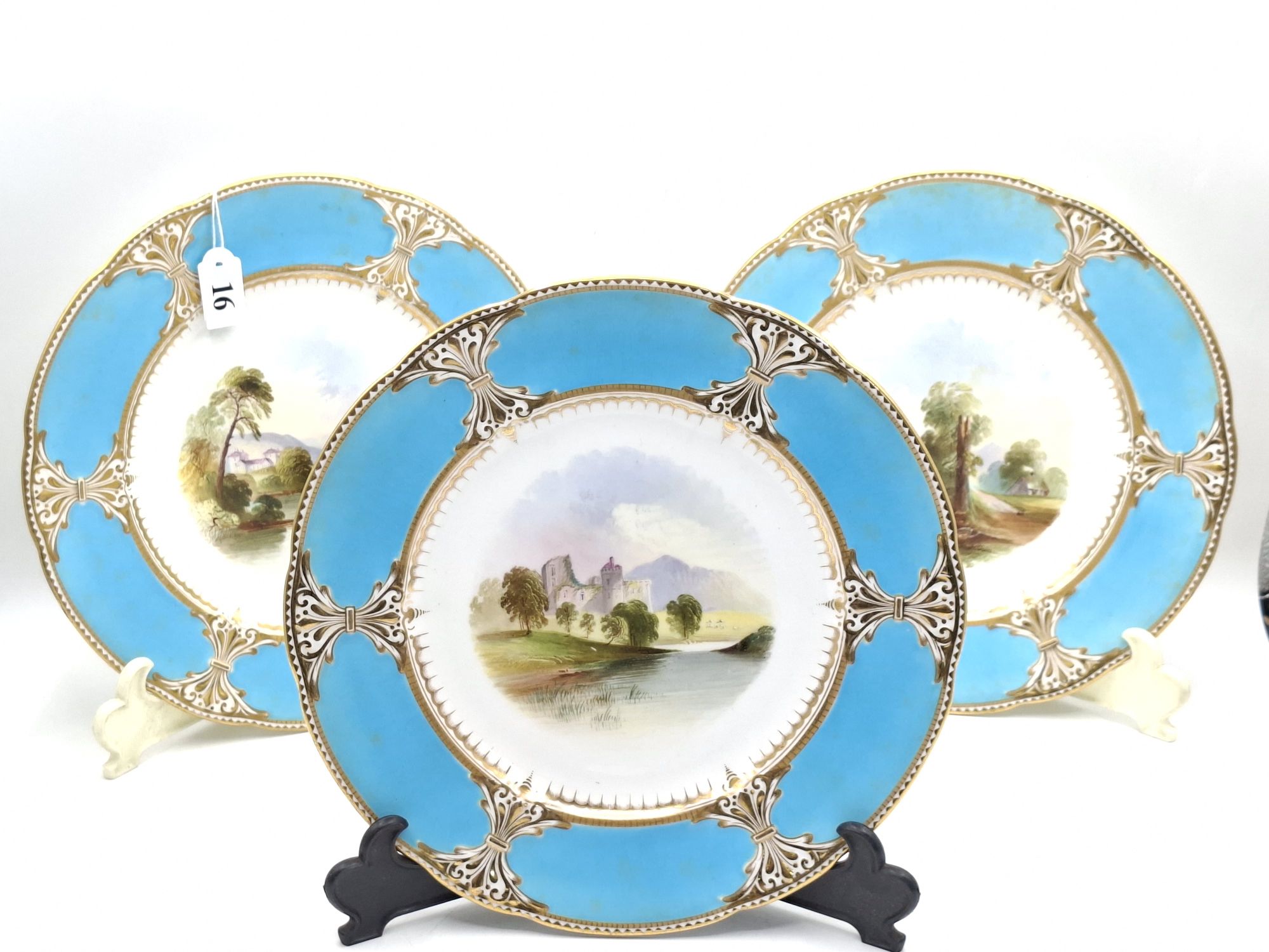 19th Century Minton Cabinet Plates