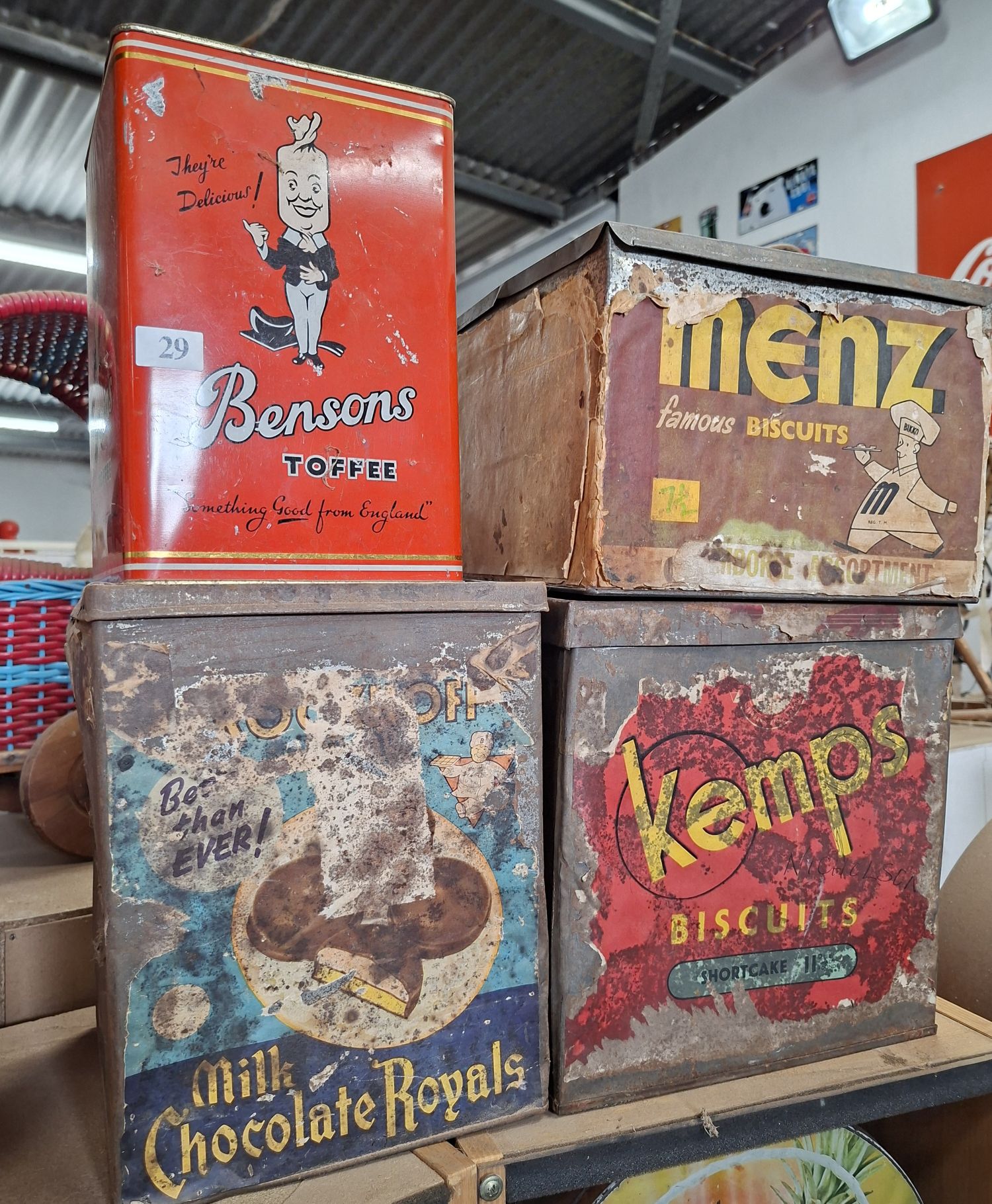 29 · VINTAGE TINS
