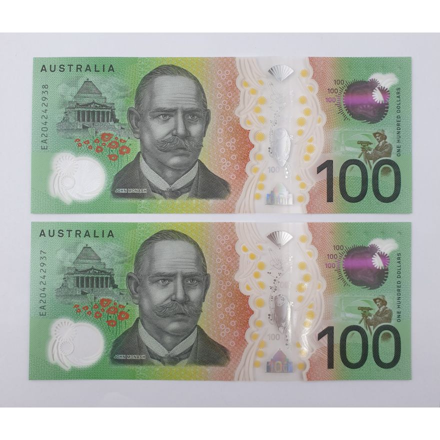 LAST PREFIX - Consec. L/K $100 Notes