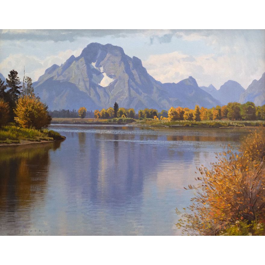 Jay Moore (1964-) Reflections of Mount Moran