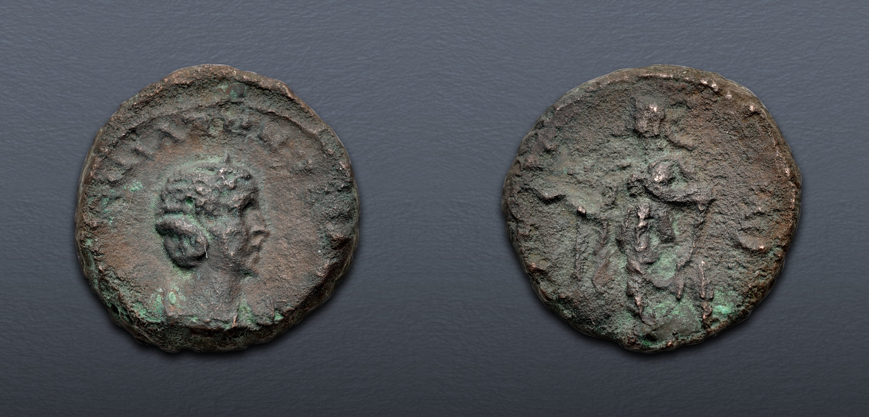 EGYPT, Alexandria. Zenobia. Usurper, AD 268-272. Potin Tetradrachm ...