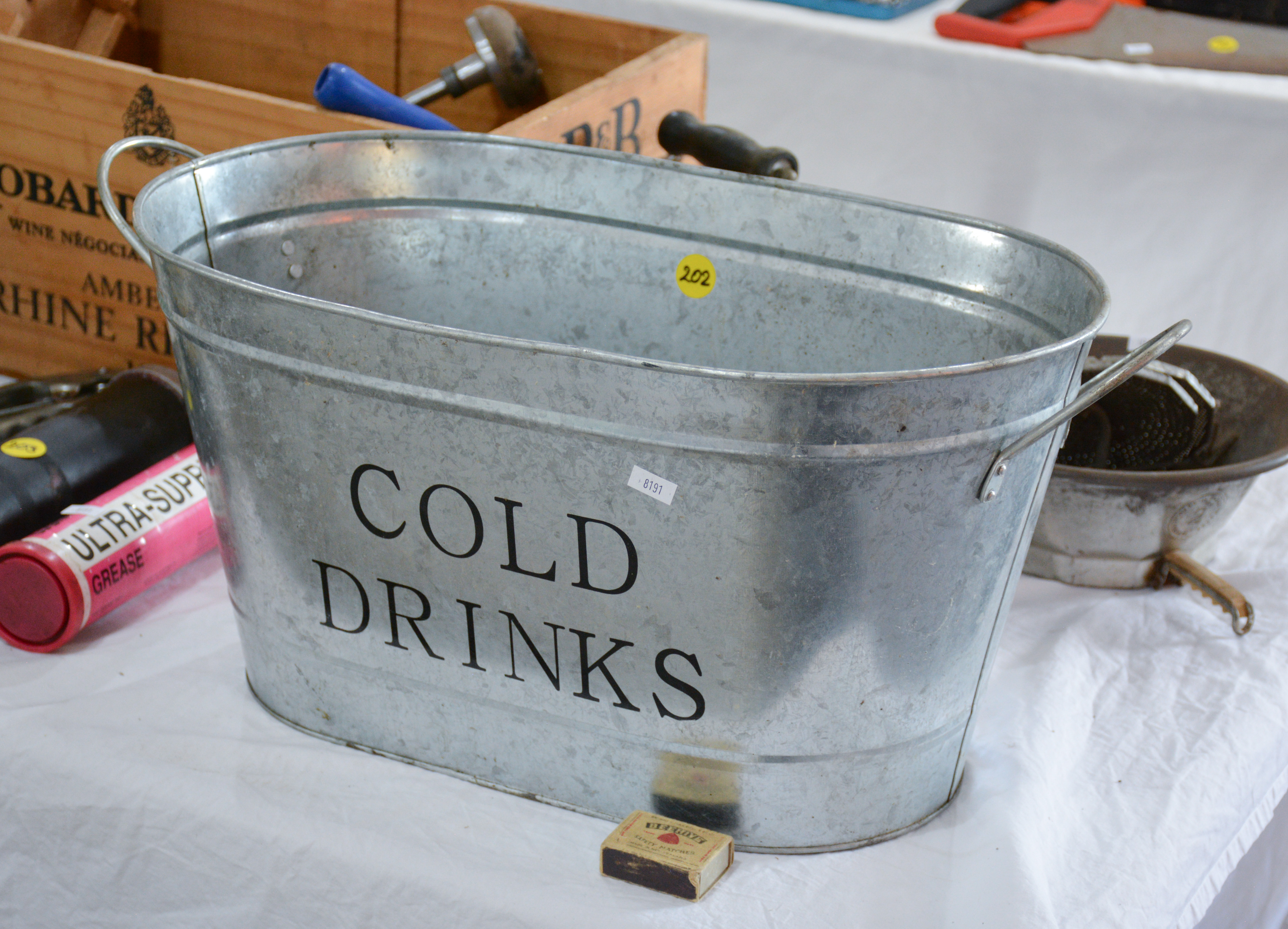 Metal Ice Bucket — sold at auction in New Zealand for $15