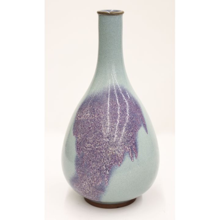 Chinese Jun Yao Pear Shaped Bottle Vase
