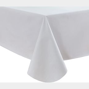 LIBERECOO VINYL TABLECLOTH WITH FLANNEL BACKING LINEN TEXTURE PATTERN TABLE CLOTH STAIN-RESISTANT TABLE COVER FOR HOME DINING AND