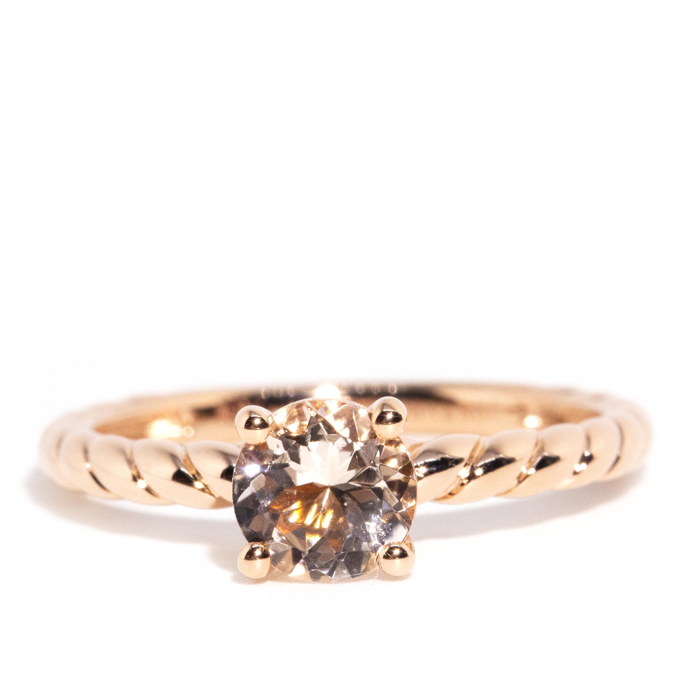 124 · Morganite Rose Gold Ring