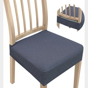 DINING CHAIR COVERS,SEAT COVERS FOR DINING ROOM CHAIRS SET OF 2,STRETCH JACQUARD KITCHEN CHAIR COVERS,REMOVABLE WASHBLE DINING ROO