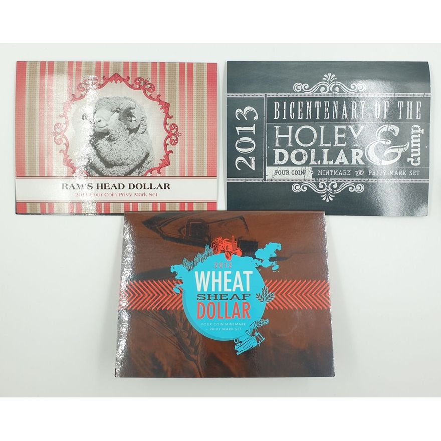 PM Unc. Coin Sets (x3)