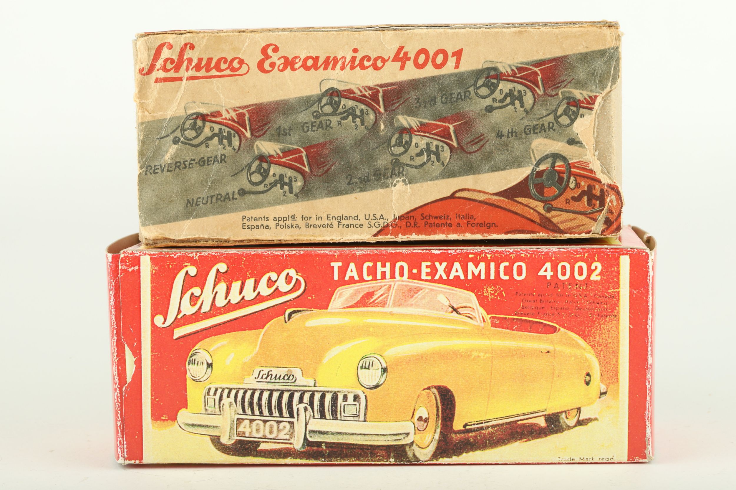 Schuco, Examico 4001 & 4002 Wind-up Coupes