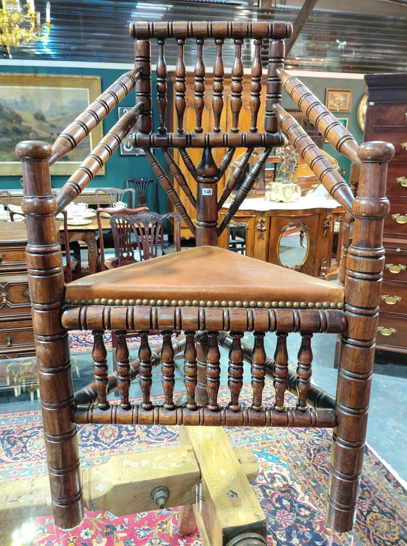 19thc. Welsh Oak Turners Chair