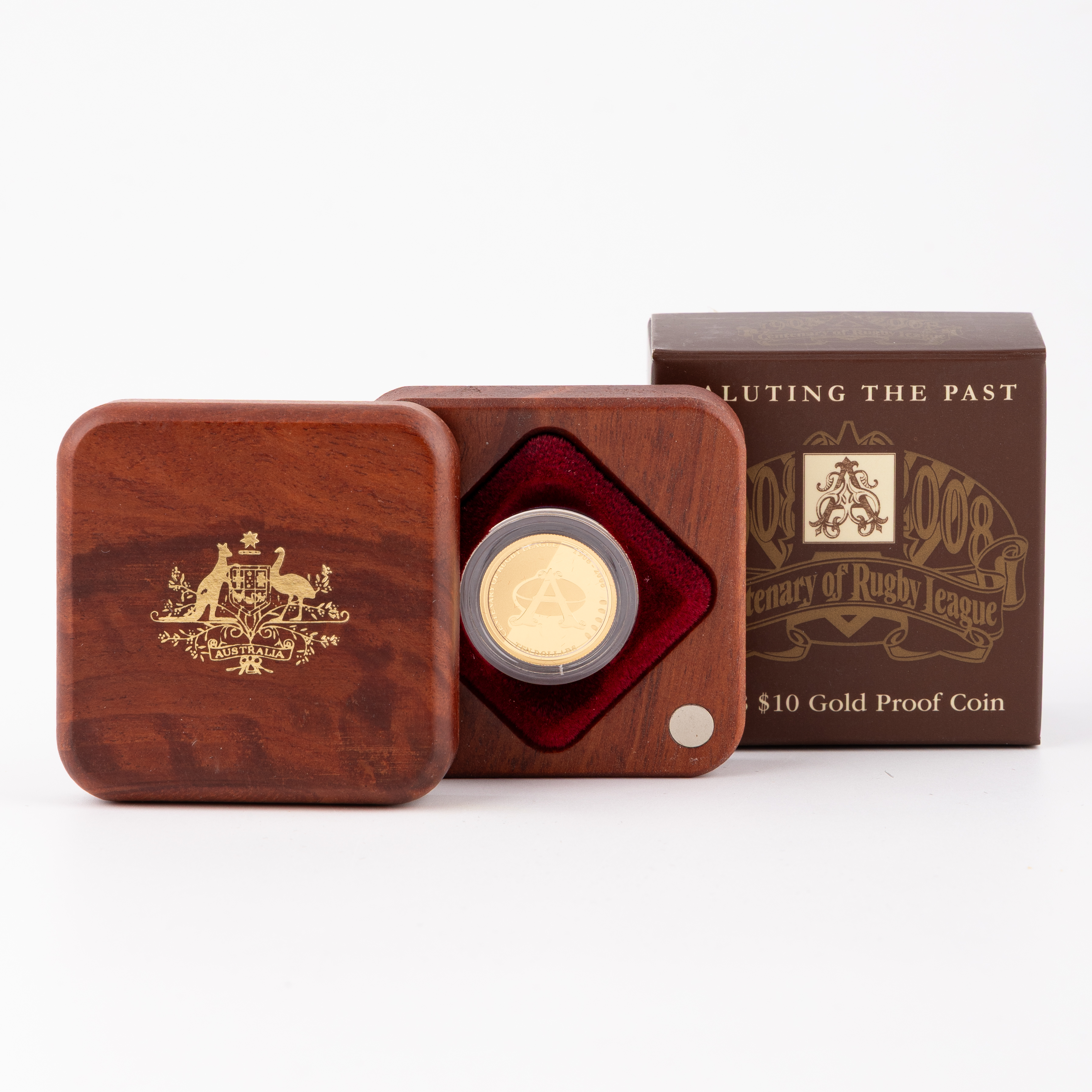 Elizabeth II, RAM - Saluting the Past, Centenary of Rugby League, Ten Dollars, 2008, FDC