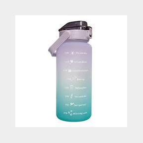 2L Water Bottle with Motivational Time Markers - Sky Blue | PK 51672/15551 B2 (S1)