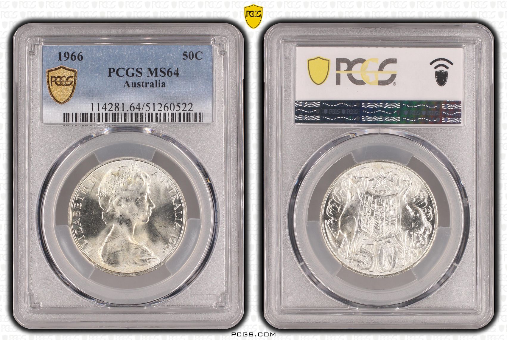 Fifty Cent, 1966, PCGS MS64