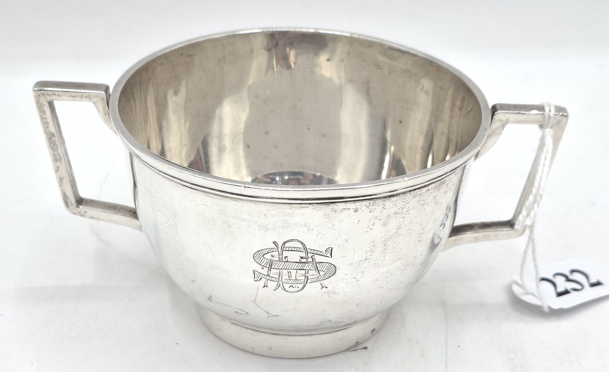 Australian Silver Twin Handled Presentation Cup