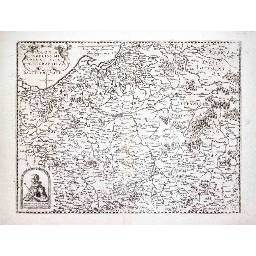Gerard de Jode | Poloniae Amplissimi Regni Typus Geographicus