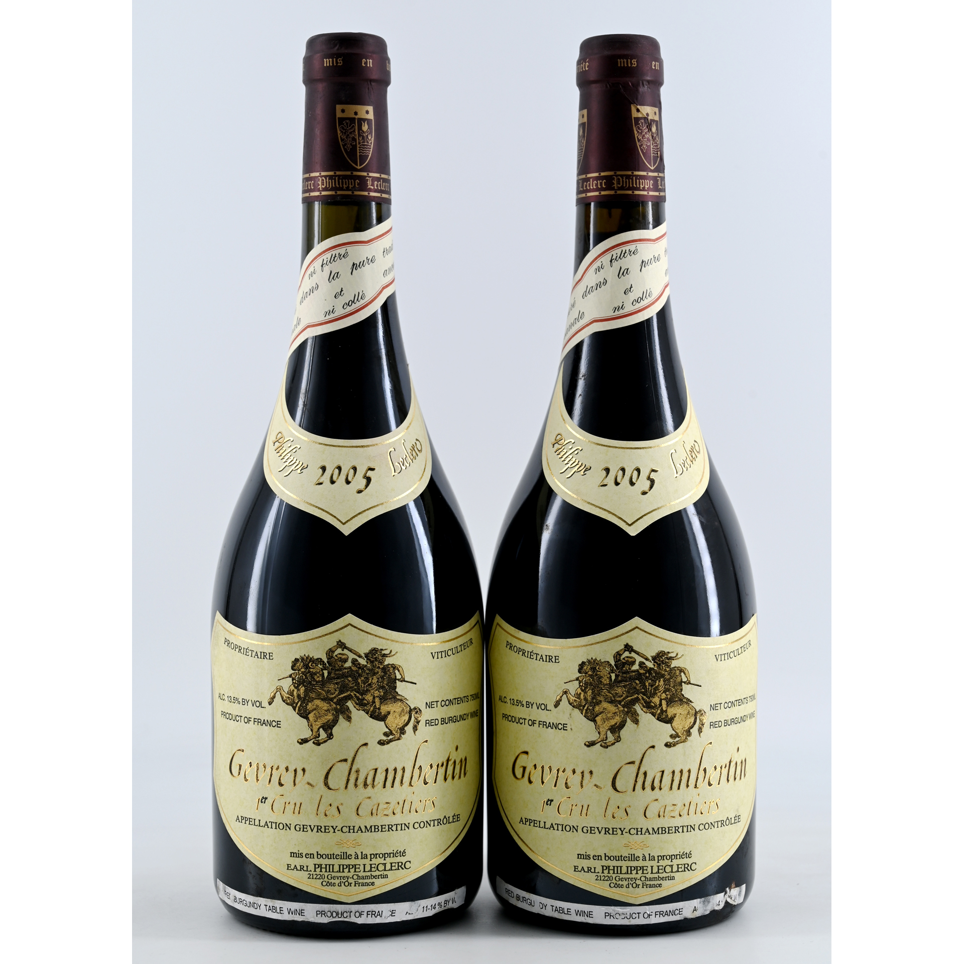 Gevrey-Chambertin 1er cru Les Cazetiers (Philippe Leclerc) 2005