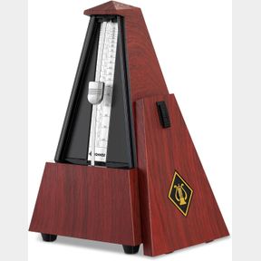 DONNER MECHANICAL METRONOME DPM-1 FOR MUSICIAN GUITAR PIANO DRUM VIOLIN TRACK BEAT AND TEMPO RED