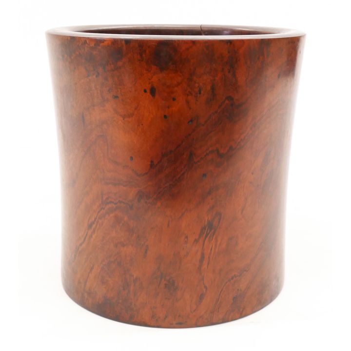 Chinese Rosewood Large Brush Pot 11.5''x11.25''