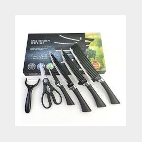 6 Pieces Kitchen Knife Set - iMixHome- 51743/4286 B4 (S9)