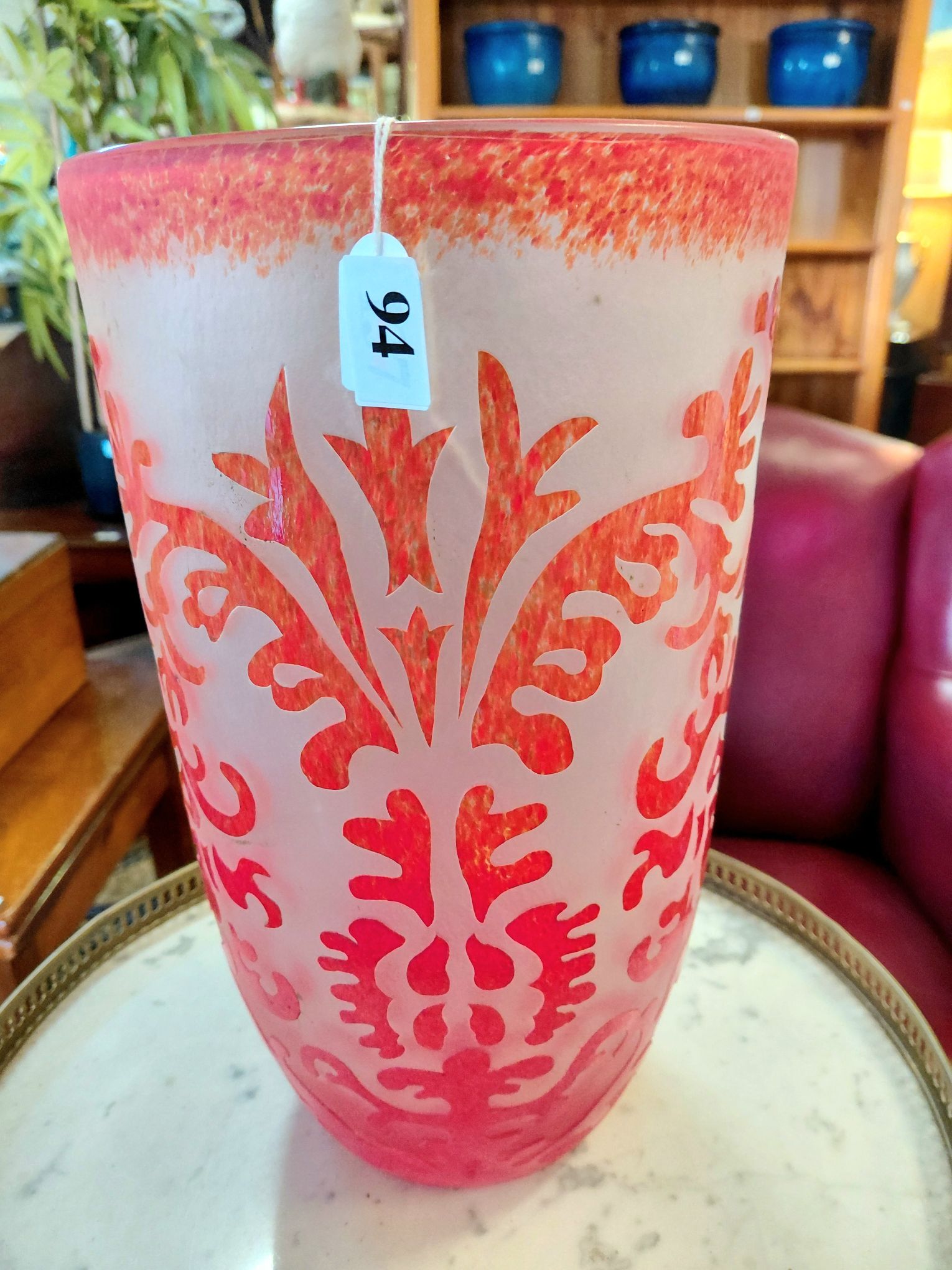 94 · ART GLASS VASE