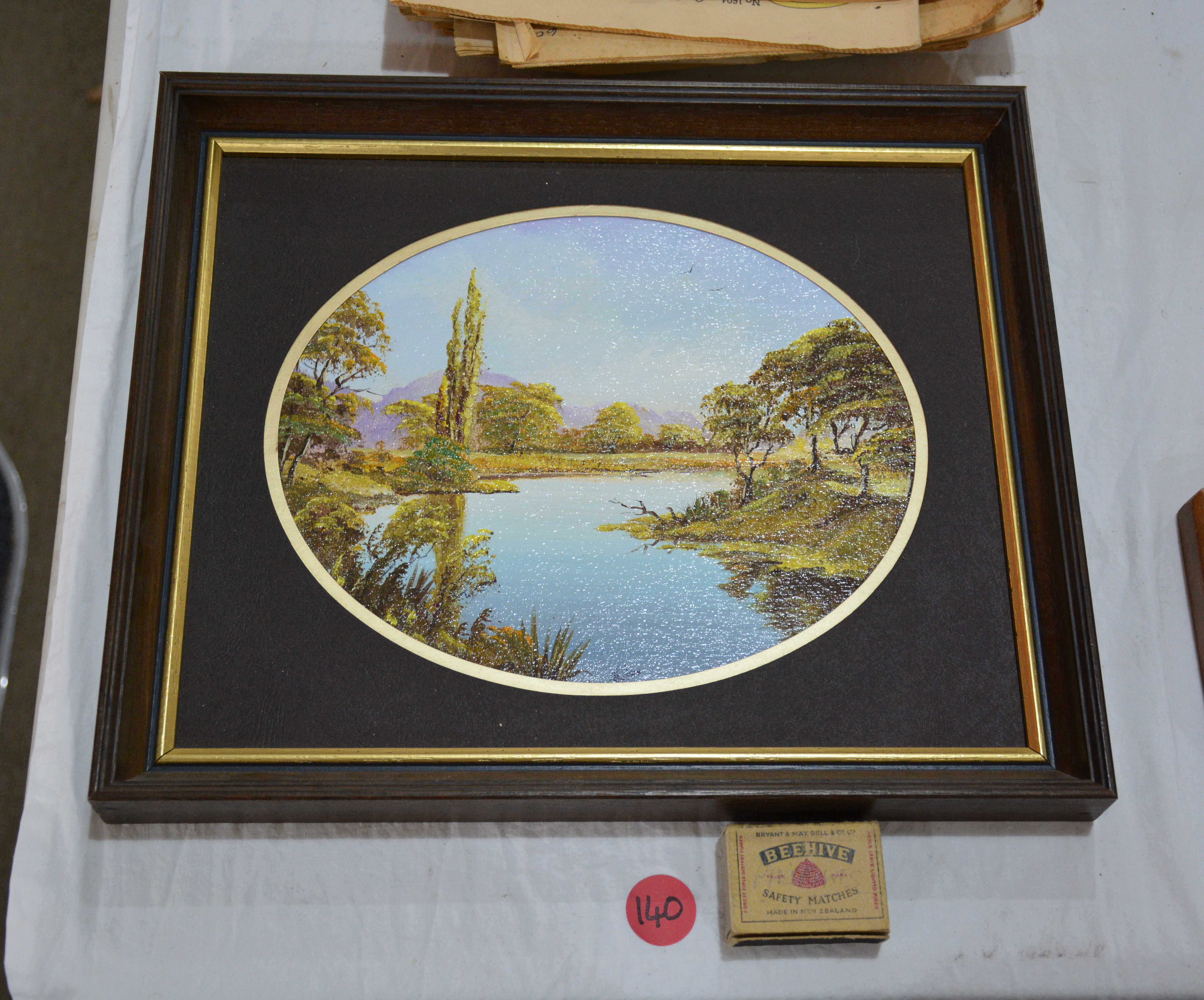 Original Oil - Opawa River Blenheim - NZ 1985 — NZ auction result