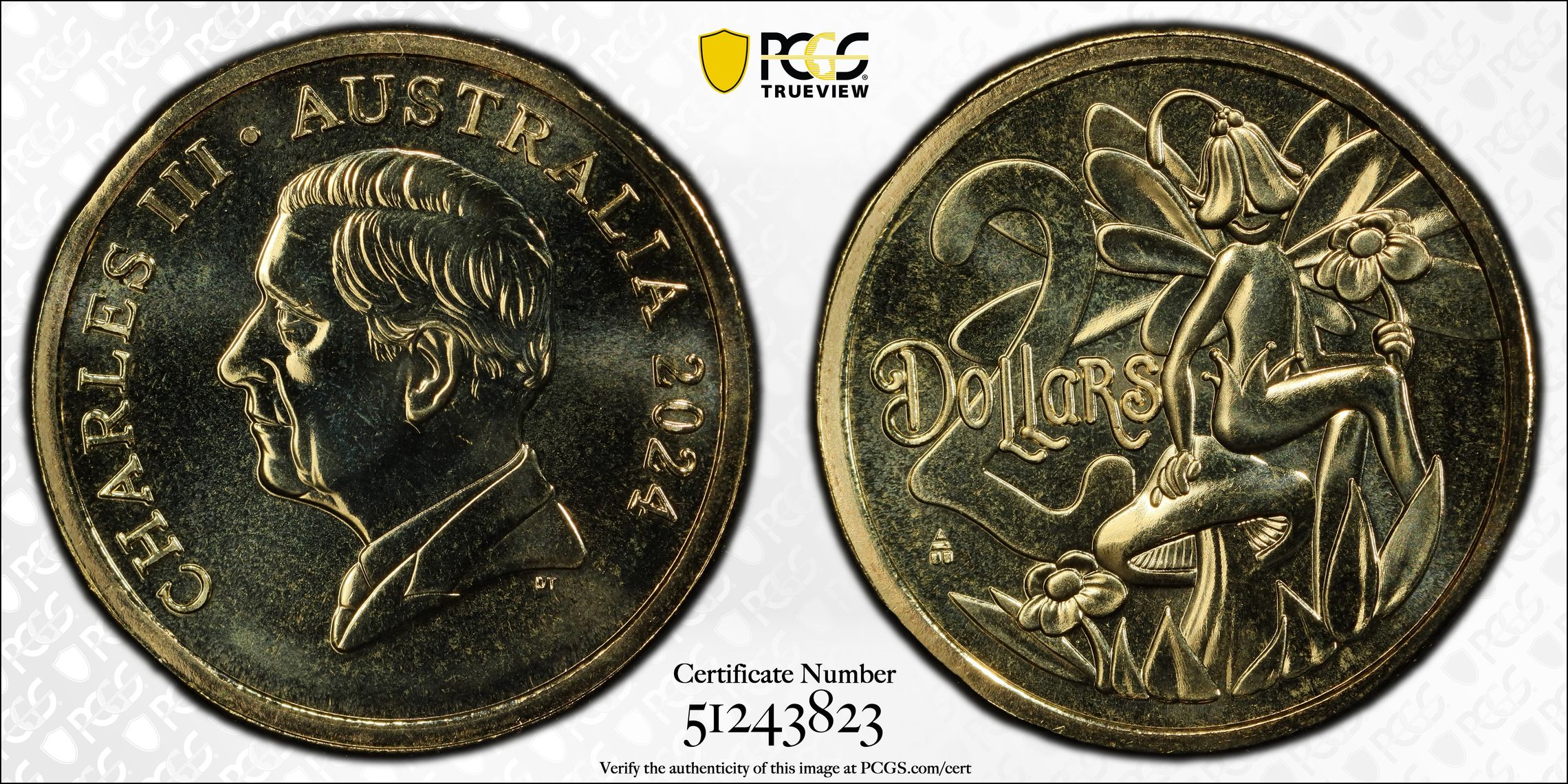 Tooth Fairy, Two Dollar, 2024, PCGS MS69