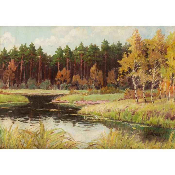 Ludwik Werner | Staw w lesie