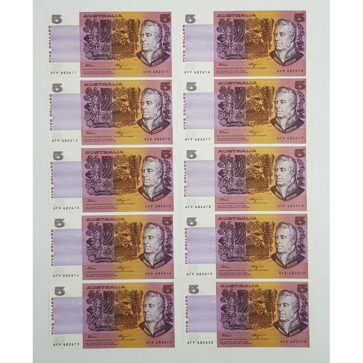 Consec. F/H $5 Notes