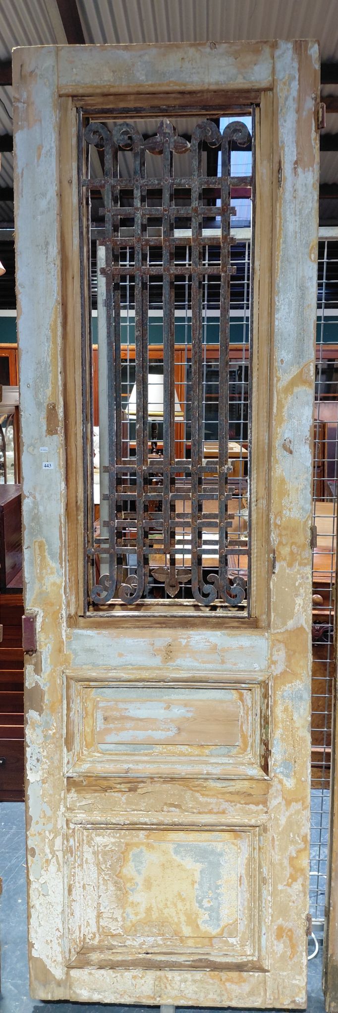 443 · SCRUBBED PINE FRENCH STYLE DOORS