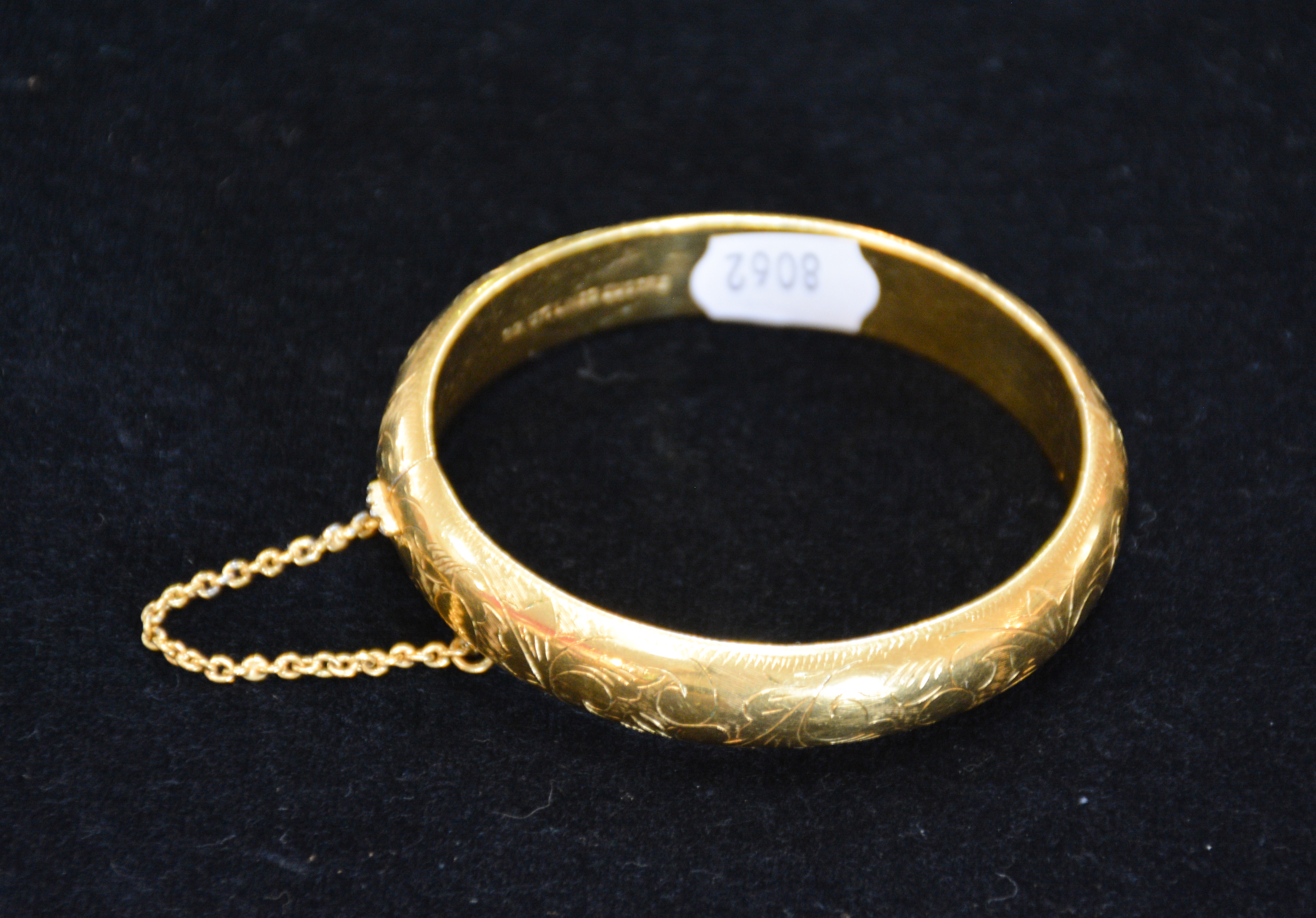 '22CT Lined Lustre' Bangle — NZ auction result