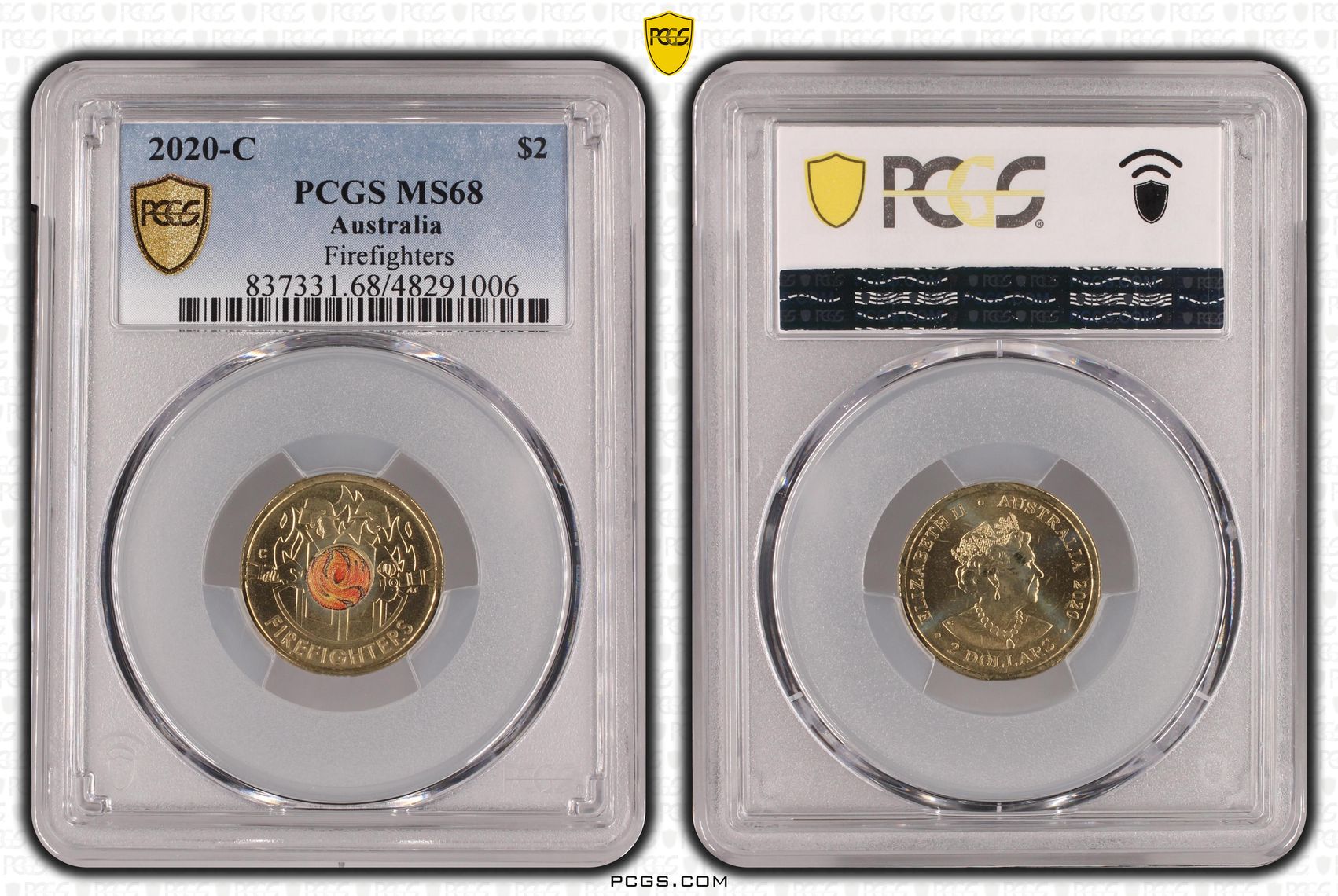 Firefighters Colorized , Two Dollar, 2020-C, PCGS MS68