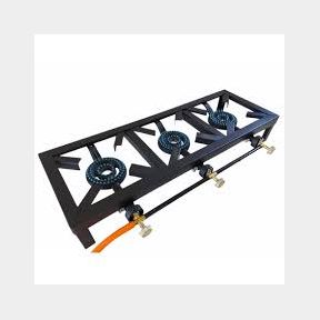 3 Burner Triple Gas Burner 4 Legged with Hose And Regulator Set-Bar 9902159378836- 51745/27967