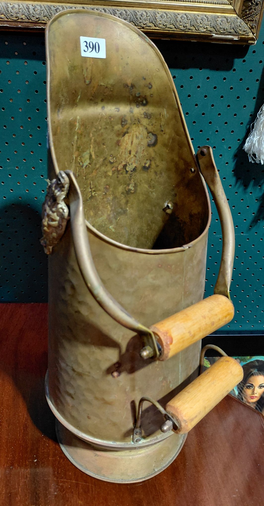 Brass Coal Bucket