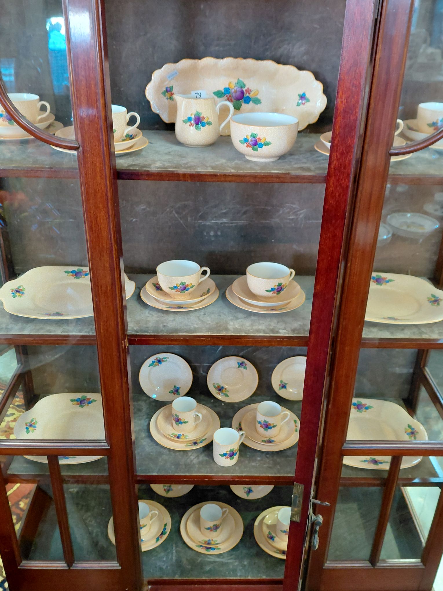 79 · CROWN STAFFORDSHIRE TEASET