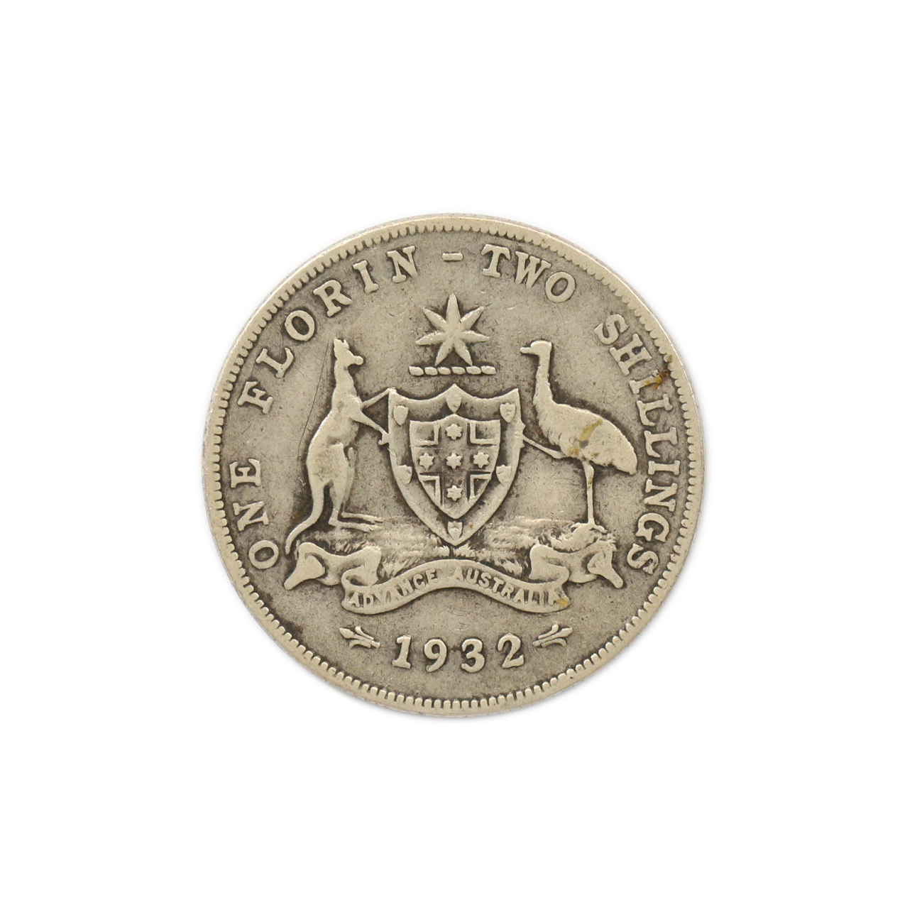 1051. · George V, Florin, 1932, VG