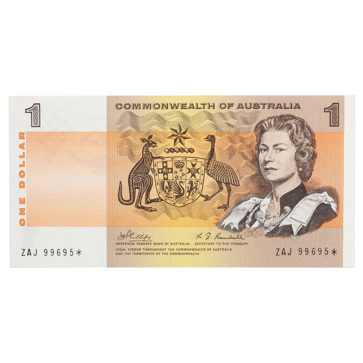 Star Replacement - Phillips/Randall, One Dollar, 1969 Uncirculated