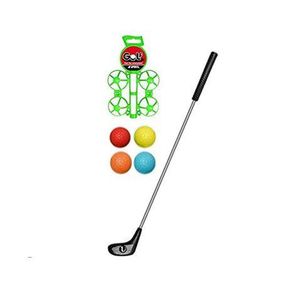 Kids Golf Set Sports Out Door Fun Physical Fun Set of 2 Clubs 8 Balls|