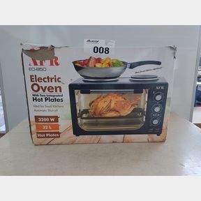 AFR 32L -ELECTRIC OVEN WITH SOLID HOT PLATE ELECTRICAL TOASTER